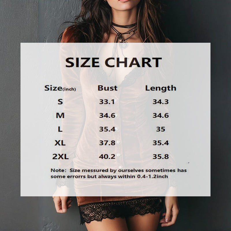 Women's Sexy V-Neck Bodycon Short Dress With Lace Trim And Button Details Long Sleeve Spring Summer Mini Dress