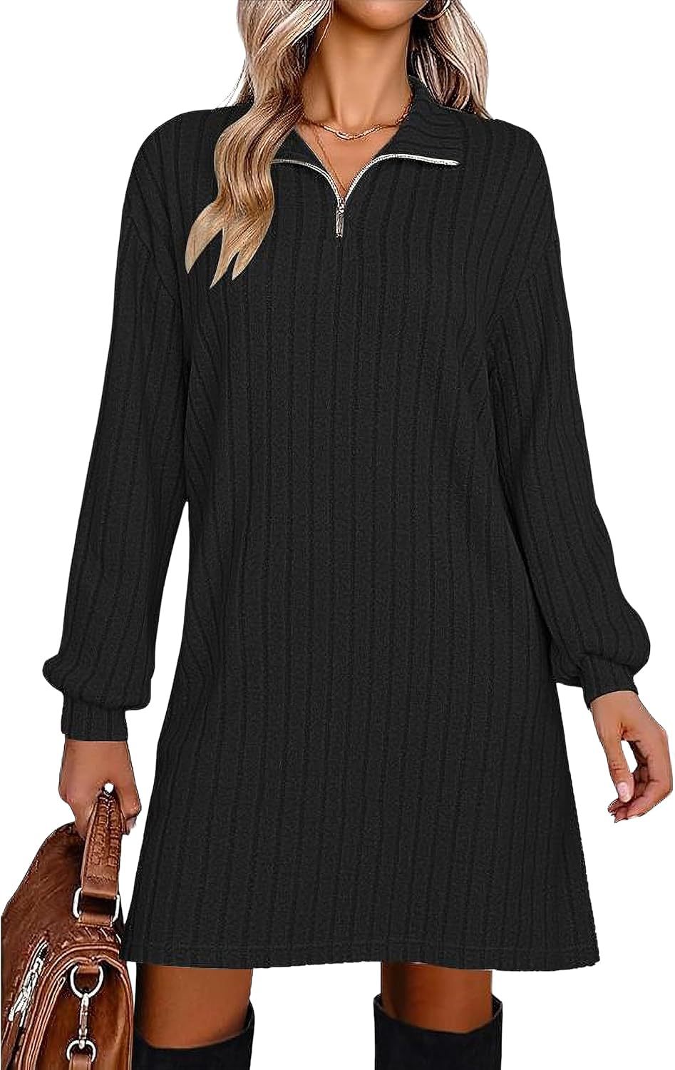 European & American Turtleneck Sheath Dress Women's Clothing