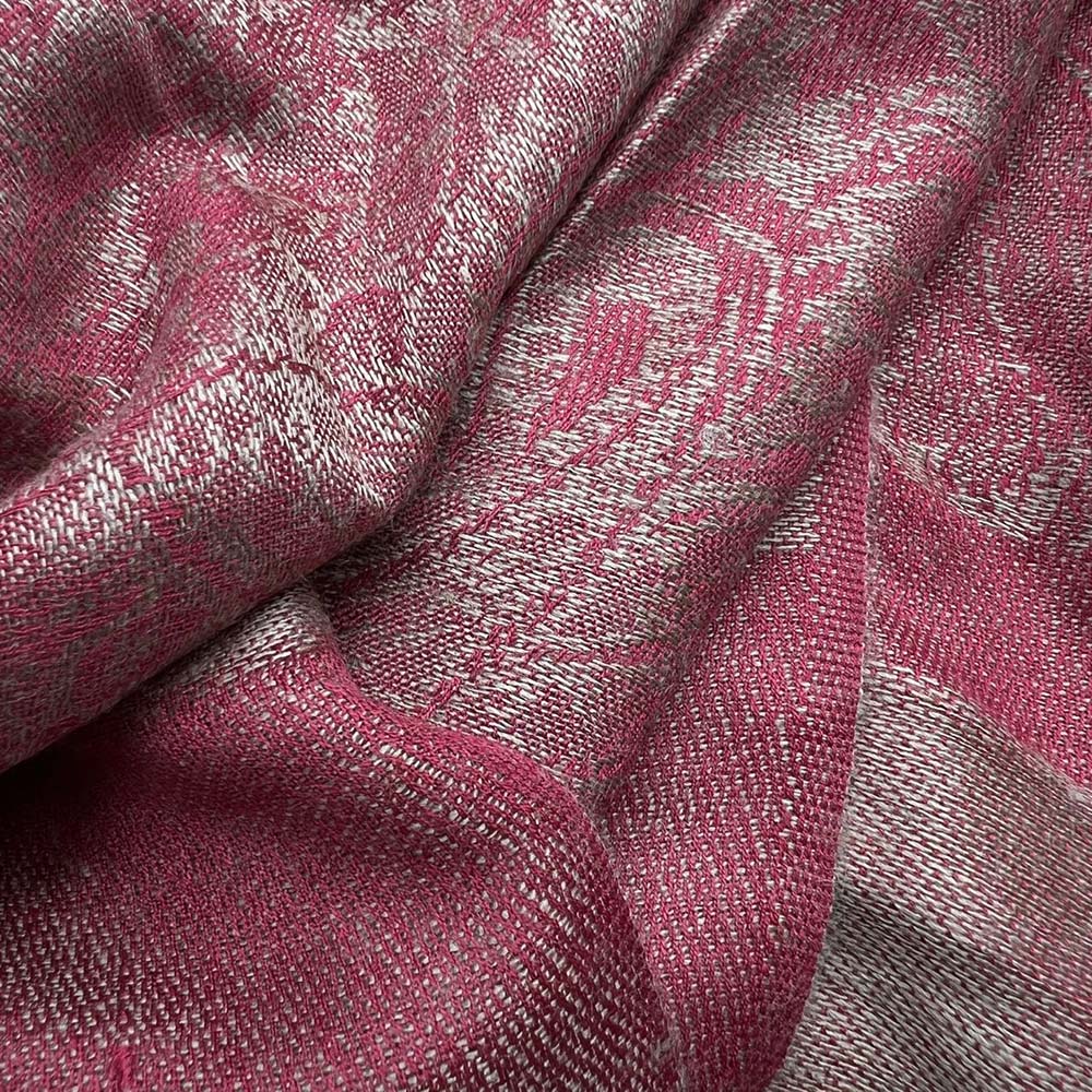 Classic Red Luxurious Jacquard Scarf